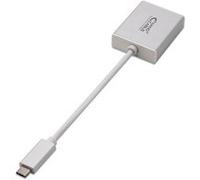 Adaptateur USB C vers VGA NANOCABLE 10.16.4101 10 cm Argenté Blanc G