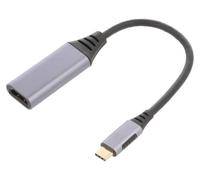 Adaptateur USB C3.0 prise male HDMI femelle 4K 3D UHD 0.15m - Noir