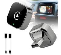 Adaptateur USB CarPlay sans fil pour voiture 2016+ avec Carplay, mini adaptateur CarPlay fonctionne avec iPhone iOS 11 + et Android Auto, GPS de voiture Plug & Play