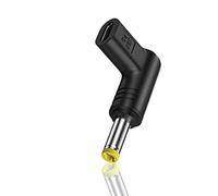 Adaptateur USB CC - Connecteur USB Femelle à DC mâle coudé à 90 degrés 15 Volts,Type C F5,5 x 2,5 mm, 5,2 x 2,1 mm, 4,8 x 1,7 mm, 4,0 x 1,7 mm, 3,5 x 1,35 mm, 3,0 x 1,1 m