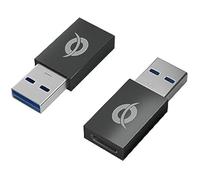 Conceptronic Adaptateurs USB-A vers USB-C DONN10G USB 3.0 Lot de 2 Noir