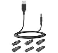 Adaptateur USB Convertisseur de cordon de pour rasoirs et gadgets de beauté Tondeuses à barbe pratiques Coiffeurs Câble d ' alimentation Rasoirs électriques Chargement