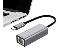 Adaptateur USB de type C Ethernet | Adaptateur réseau Gigabit pour ordinateur portable | Connexion câble stable pour travail, étude, divertissement