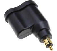 Adaptateur USB de Voiture Allume-Cigare Compatible avec Hella DIN Prise Moto Chargeur Double USB Adaptateur Secteur pour Téléphones Intelligents Tablettes GPS Caméras MP3/MP4