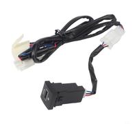 Adaptateur USB de voiture pour Golf MK5 MK6 2006-2012 pour qc3.0 Fast Charger Port Remplacement Noir (pour QC 3.0)