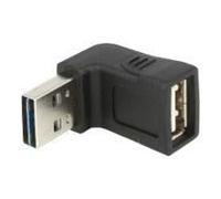 Adaptateur USB DELOCK - EASY USB 2.0-A ST>A BU - Connecteur à 90 degrés - Noir