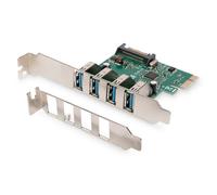 Adaptateur USB - Digitus - DS-30221-1 - Interne - PCI-E - 4 ports USB 3.0