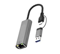 Adaptateur USB et type C Gigabit Ethernet 1000 Mbps Connexion réseau rapide et stable