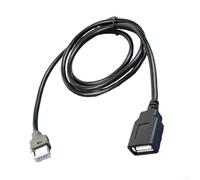 Adaptateur USB femelle pour Hyundai et Kia, 4 broches vers connexion USB, longueur 120 cm, installation rapide, tension 12 V