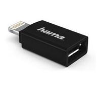 Adaptateur USB Hama Micro À la prise Apple Lightning MFI Noir Noir G