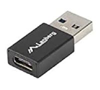Adaptateur USB - Lanberg - Type-C/USB Type-A - USB 3.1 - Noir - Connecte ordinateurs et smartphones