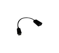 - Adaptateur USB - Micro-USB de type B (M) pour USB (F) - 15 cm - noir