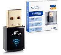 Adaptateur USB ® Mini 802.11ac AC600, chipset : Realtek RTL8811AU, Double Bande 2,4 GHz ou 5 GHz, Compatible Windows, macOS, Linux et Linux KALI, modèle du Produit : WN-H2