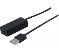 Adaptateur USB MS Teams pour casque audio Jack simple et double prise