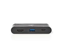 Adaptateur USB Nedis USB 3.1 Type-C™ USB Type-A / USB Type-C™ / 1x HDMI®, Noir (TCARF240BK)