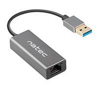 Adaptateur USB NNC-1924 pour prise Ethernet RJ45, connecteur USB A USB 3.0 NATEC
