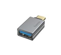 Adaptateur USB-OTG, f. USB-C - port USB, USB 3.2 Gen1, 5 Gbit/s, alu