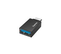 Hama 00200311 changeur de genre de câble USB Type-C USB Type-A Noir