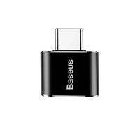 Baseus Adaptateur USB OTG CATOTG-01 USB-A vers USB-C Noir