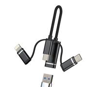 Adaptateur USB OTG USB-C Lightning Micro USB mâle vers USB-A convertisseur pour Apple pour iPhone16 15 pour iPad port Type-C compatible avec Samsung Macbook clé USB caméra transfert données ordinateur