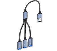 Adaptateur USB portable avec cordon d'extension C, divers appareils, transfert de données pour ordinateurs et ordinateurs portables