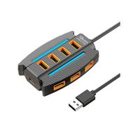 Adaptateur USB pour clavier, souris, disque dur, clé USB, noir