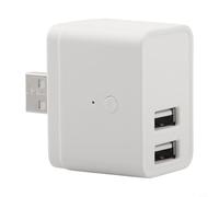 Adaptateur USB pour commutateur intelligent compatible avec l'application Tuya pour télécommande marche/arrêt minuteur compte à rebours et gestion des appareils de groupe (ZHQ12Z)