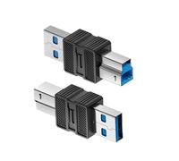 Adaptateur USB pour imprimante - Adaptateur d'extension de données USB B 3.0 - Connexion Plug and pour scanner, ordinateur portable, tablette, disque dur et station d'accueil