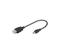 adaptateur usb prise a fiche mini-b 5 broches 0,2 m
