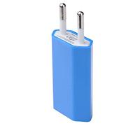 Adaptateur USB Prise Murale pour ZTE Blade V10 Vita Secteur 1 Port Courant AC Chargeur Blanc (5V-1A) Universel (Bleu)