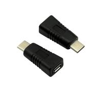 VALUE - Adaptateur USB - Micro-USB de type B (F) pour 24 pin USB-C (M) - USB 3.1 OTG - noir