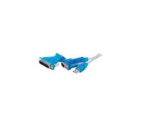 -Adaptateur USB Série RS-232 DB9+DB25