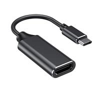 Adaptateur USB Type C à HDMI 4k (Thunderbolt 3 compatible) avec sortie audio vidéo pour MacBook Pro 2018/2017, iPad pro 2018, Samsung Note 9/S9, Huawei Mate 20 etc (Black)