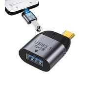 Adaptateur USB type C - Adaptateur USB 3.1 10 Go, adaptateur de charge rapide femelle mâle | Adaptateur de transmission de données haute vitesse pour caméras, tablettes, PC, Ordina