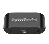 Adaptateur USB Type-C,Câble Séparateur pour Double Écran | Station Flexible Multifonction pour PC, Bureau, TV et Écrans