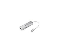 ADAPT. USB TYPE C MALE TO RJ45 10/100/1000 Mbps + HUB Alluimium Connectland