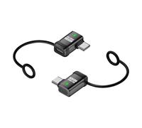 Adaptateur USB Type C | Portable avec Lanière Anti-Perte | Accessoires Informatiques pour Ordinateur Portable Tablette Téléphone Bureau Maison