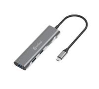 Connectland Adaptateur USB-C vers 3x USB 3.0 + SD/TF (5 en 1)