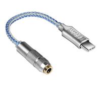 Adaptateur USB Type C vers 3,5 mm CX31993 Écouteurs CX-Pro DAC Ampli Casque avec Sortie 3,5 mm SNR128dB PCM 32b/384kHz pour Android Windows10 Appel téléphonique et contrôle de Ligne