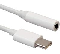 Adaptateur USB type C vers écouteurs 3,5 mm ABS blanc intelligent et attrayant