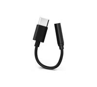 Adaptateur USB Type C vers Jack 3.5 mm Câble Audio Femelle Compact - Noir