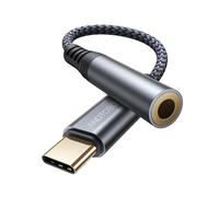 Adaptateur USB Type C vers Prise Casque 3.5mm, USB C vers Prise Audio Auxiliaire Femelle Dongle HiFi DAC Cable Cord for iPhone 16 Pro Max Plus, iPhone 15, iPad Pro Air, Galaxy S24 S23 S22 S21 Ultra