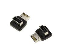 Adaptateur USB type E Male Femelle en équerre à 90 degrés