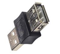 Adaptateur USB, USB 2.0 AF/AM convertisseur et coupleur | Adaptateur câble de charge mâle femelle droit - Convient pour ordinateur de bureau, ordinateur portable, voyage, PC, voiture, voyage