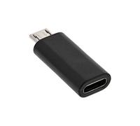 InLine 33302I Adaptateur USB 2.0 Micro USB vers USB Mâle vers USB Type C Femelle Noir