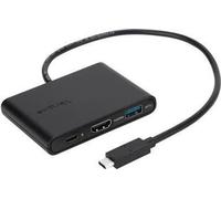 Adaptateur USB USB-C USB-A HDMI noir