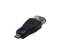- Adaptateur USB - USB (F) pour Micro-USB de type B (M) - USB OTG - noir