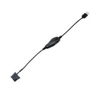 Adaptateur USB ventilateur - Module convertisseur PWM 3 4 broches | Dispositif de contrôle complet de la vitesse du ventilateur - Accessoires pour systèmes de refroidissement de bureau pour