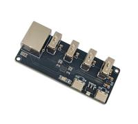 Adaptateur USB vers 1 port Gigabit Ethernet et 4 ports 2.0 Hub Module d'extension multifonction pour transfert de données stable Module adaptateur Ethernet