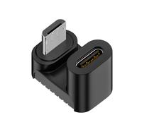 Adaptateur USB vers C à 90 degrés vers transfert de données de type C - Connecteur de conversion pour smartphone - Navigation de voiture - Aucun pilote nécessaire
